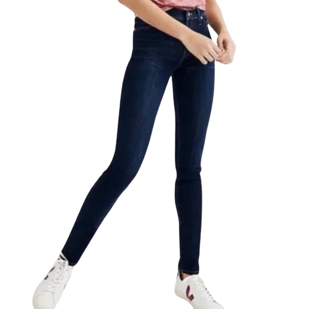 Madewell 9” High-Rise Skinny jeans in dark wash size 25 F8990